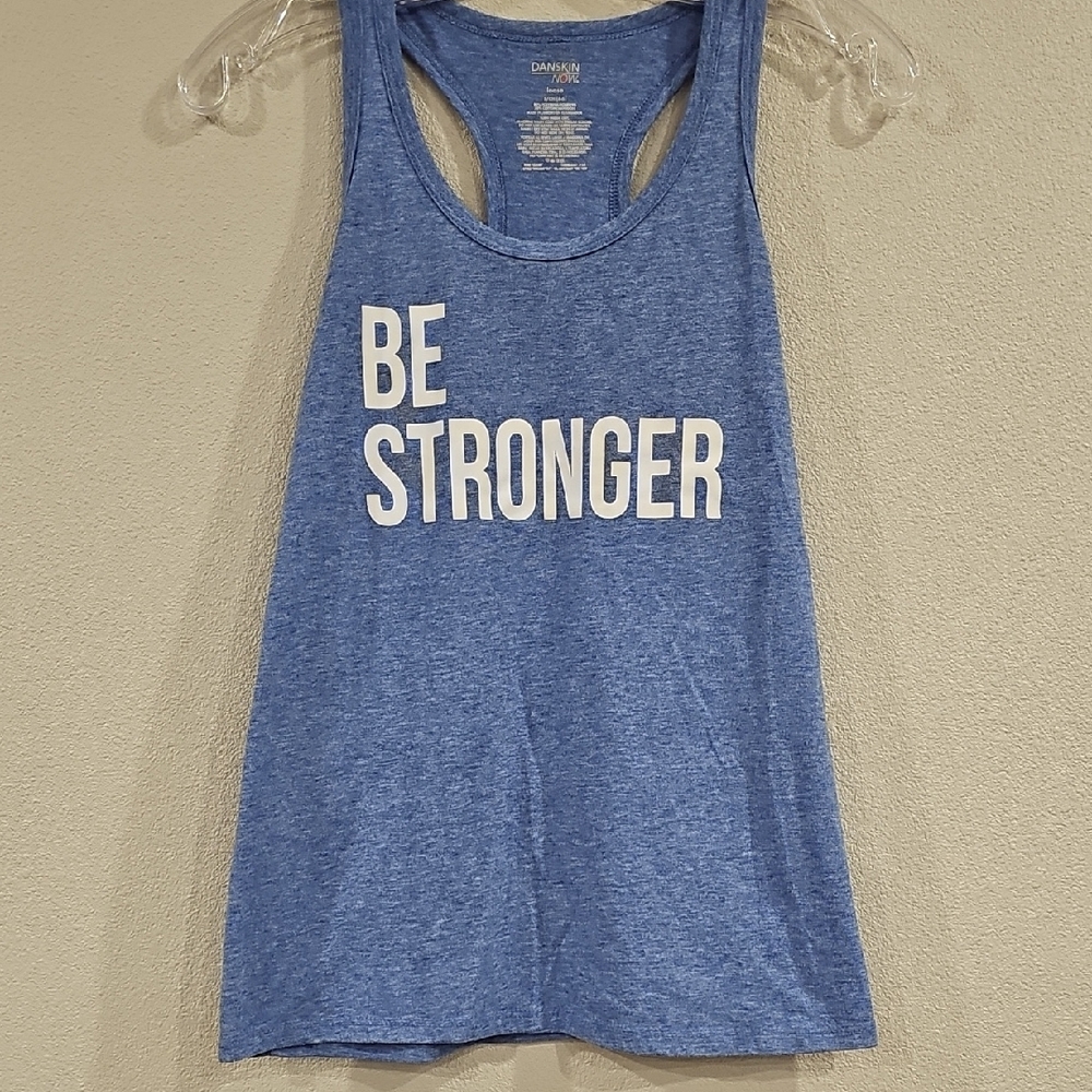 Danskin Now Blue Sleeveless Tank Top